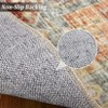Washable Vintage Floral Medallion Area Rugs for Living Room, Soft Non Slip Retro Accent Carpet for Bedroom Dining Room - 4 of 4