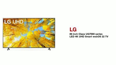  LG UQ7590 Smart TV 86UQ7590PUD Class UHD de 86 pulgadas 2022 -  4K alimentado por IA con Alexa integrada, gris : Industrial y Científico