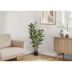 Sapphtopaz Artificial Plant with Pot, Greenery, Real Touch, Room Decor for Home Office Foyer Porch - 1 of 4