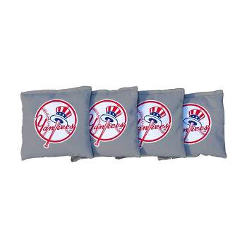 MLB New York Yankees Corn-Filled Cornhole Bags Grey - 4pk
