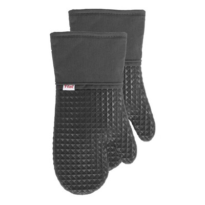 T-fal Flexible Waffle Silicone Oven Mitts, Set of Two