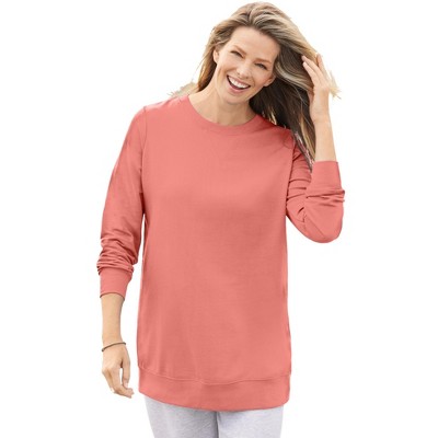 Woman Within Fleece Sweatshirt