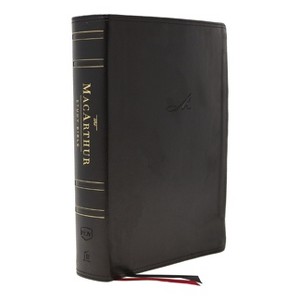 Nkjv, MacArthur Study Bible, 2nd Edition, Leathersoft, Black, Comfort Print - by  Thomas Nelson (Leather Bound) - 1 of 1