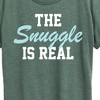 Women's - Instant Message - The Snuggle Is Real Short Sleeve Graphic T-Shirt - 2 of 4