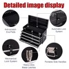 Gulches 21" Portable Metal Tool Box with 1 Top Box and 4 Drawers, Auto Locking, Dual Ball-Bearing Tracks, Heavy-Duty Steel - 2 of 4