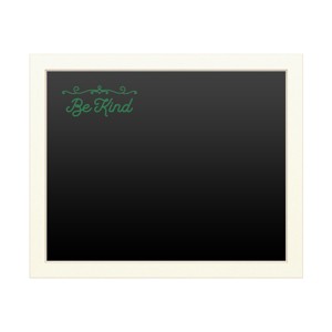 Trademark Fine Art Functional Chalkboard with Printed Artwork - ABC 'Be Kind Script Green' Chalk Board Wall Sign - 1 of 4