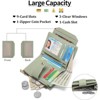 Clotth Small Wallets for Women - RFID Blocking PU Leather Bifold Wallets, Removable ID Window & Zipper Pocket for Daily Use,Travel,Commuting - 2 of 4