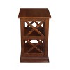 Hampton Accent Table with Shelves - International Concepts - image 3 of 4