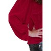 Women's Marilee Pleated Velvet Top - Jess Lea - 4 of 4