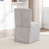 Dexmalle Set of 2 Linen Dining Chairs - 4 of 4