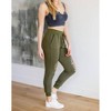 Women's Kick Back Distressed Joggers - White Birch - 3 of 4