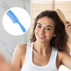 Unique Bargains Detangling Hair Comb Double Row Tooth Hair Comb Hairdressing Styling Tool for Curly Hair - 3 of 4