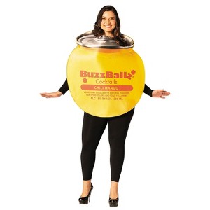 BuzzBallz Adult General Sizing Chili Mango Halloween Costume Tunic - Yellow One Size Fits Most - 1 of 2