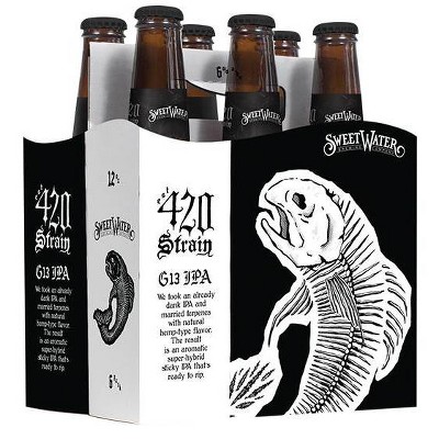 SweetWater 420 Strain G13 IPA Beer - 6pk/12 fl oz Cans