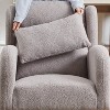 GDFStudio Aspen 27.2"W Modern High Backrest Boucle Rocking Chair with Two Side Pocket - 4 of 4