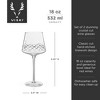 Viski Admiral Crystal Universal Wine Glasses, Set - 3 of 4