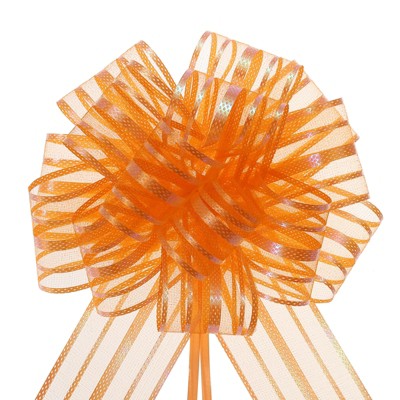 Unique Bargains Large Gift Wrapping Bows Chiffon Pull Bow Ribbon 15 Pcs