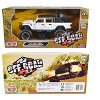 2021 Jeep Gladiator Rubicon Off-Road Pickup Truck White with Black Top "Off Road" Series 1/27 Diecast Model Car by Motormax - 3 of 3