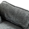 Dexmalle Soft Boucle Single Sofa with Double Deep Cushion and Ottoman - 4 of 4