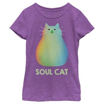 Girl's Soul Rainbow Cat T-Shirt