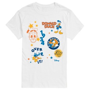 Men's - Disney - Donald Collage Short Sleeve Graphic T-Shirt - 1 of 4
