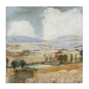 Stupell Industries Distant Farmland Trees Quaint Rural Landscape Scene Canvas Art, 36" x 36" - 1 of 4