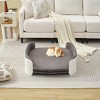 Raised Dog Sofa Bed, Supports 35-80 lbs, Removable Mattress Cover, Machine Washable Fabric, Dog Couch Sofa for Small & Medium Dogs–Cuddlewood - 2 of 4