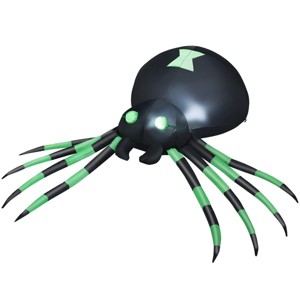 Tangkula Halloween Decoration 6FT Inflatable Blow-Up Spider With LED Lights Outdoor Yard - 1 of 4