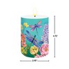 Briarwood Lane Summer Flameless Candle 6x3 Dragonfly Garden Flameless Candle with Timer for Summer - 2 of 4