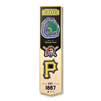 8" x 32" MLB Pittsburgh Pirates 3D Stadium Banner