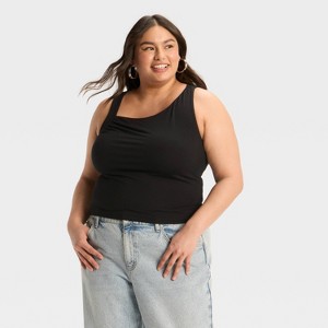 Women's Asymmetrical Hem Tank Top - Wild Fable™ - 1 of 3