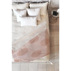 Hello Twiggs Terracotta Cookies Sherpa Fleece Blanket - Deny Designs - 1 of 2