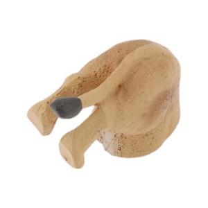 Unique Bargains Decorative Magnets Magnetic Fridge Sticker Irregular Shape Resin Dark Gray Beige 1Pc - 1 of 3