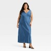 Women's Satin Slip Maxi Dress - A New Day™ - 3 of 3