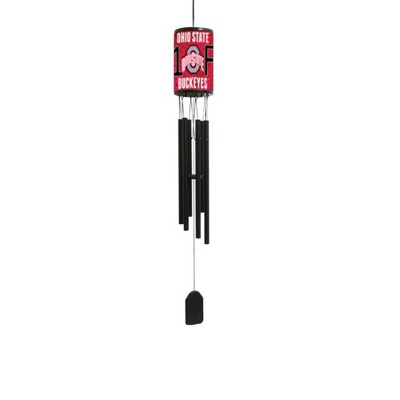 NCAA Wind Chime, #1 Fan with Team Logo - Ohio State Buckeyes