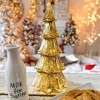 Haute Decor Hanging Jingle Bells 3 Sizes Antique Gold - 2 of 4