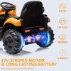 Ride on Excavator Bulldozer, 12V Kids Electric Vehicle with Remote Control, Front Loader, Digger, Horn, Adjustable Seat, Excavator Ride on Car Toy - 4 of 4