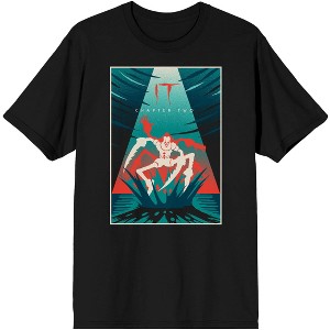 IT Chapter 2 Pennywise Men's Black Graphic Tee - 1 of 1