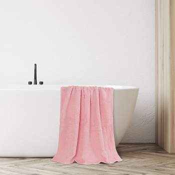 PiccoCasa Luxury Bath Towels Soft Absorbent 100% Cotton Cream Towel Set 4 Pcs