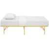 Modway Horizon Twin Bed Frame – Stainless Steel Platform in Bright Yellow Finish, Modern Youth or Guest Bedroom Accent - 4 of 4