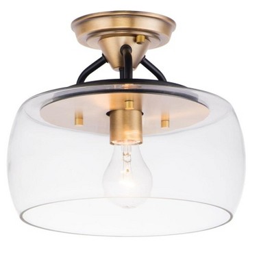 Maxim Lighting Goblet 1 - Light Semi-Flush Mount in  Bronze/Antique Brass