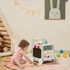 Infans 6-in-1 Baby Push Walker Wooden Strollers Learning Activity Center Toy w/ Kitchen - 4 of 4