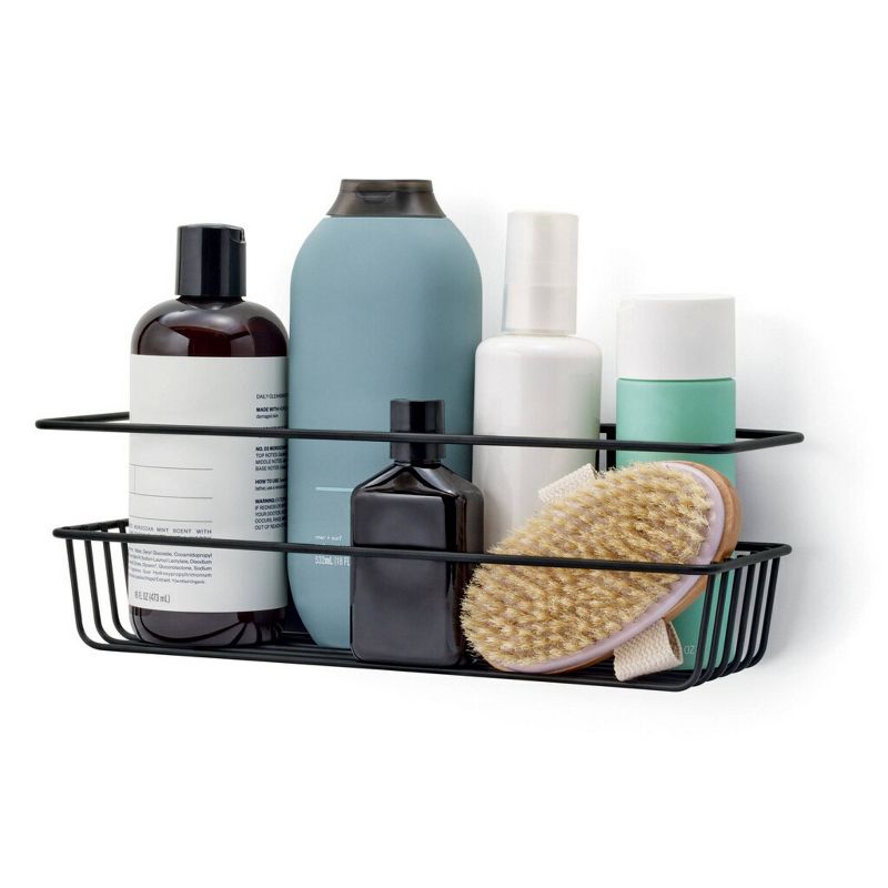 Command Shower Caddy Black, 3 of 7