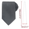 INSPIRE CHIC Men's Adjustable Regular Fit Satin Necktie - 2 of 4