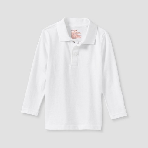 Boys' Long Sleeve Button-down Shirt - Cat & Jack™ White S : Target