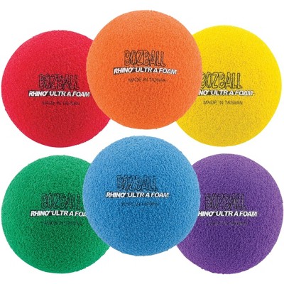 Photo 1 of 3.5in Champion Sports Rhino Foam No-Bounce Balls, set of 6