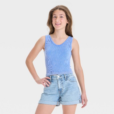 Girls' Knit Tank Top - art class™