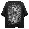 Uzumaki The Firing Effect Women's Black Double Sided Crop Tee - 3 of 4