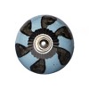 HomeRoots Set of Eight Blue And Gray Ceramic And Metal Drawer Pull Knobs - 4 of 4