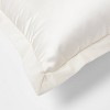 24"x24" Luxe Euro Sateen with Velvet Trim Decorative Pillow - Threshold™ - 4 of 4